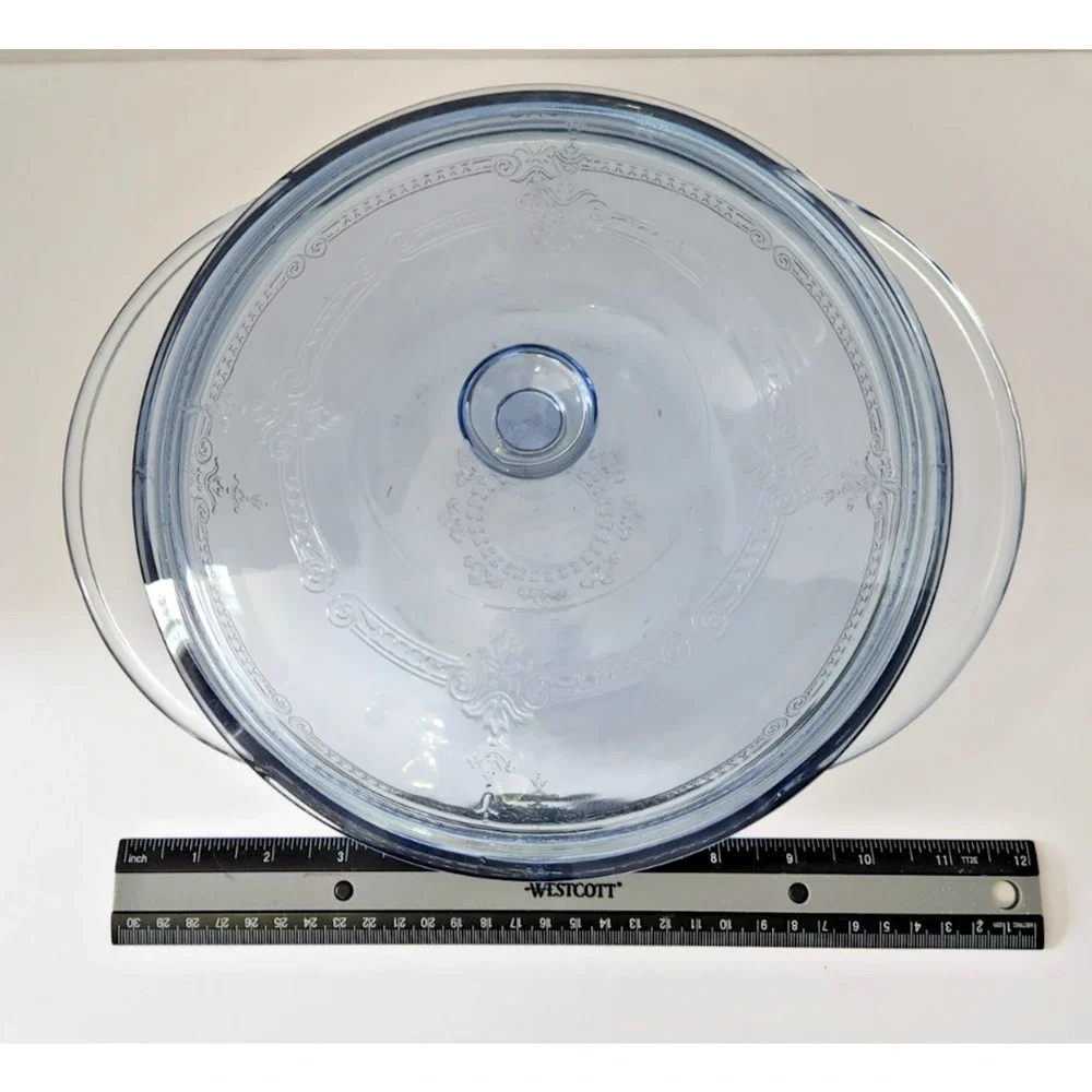 Anchor Hocking Philbe Sapphire Blue 2 qt. Round Covered Casserole Dish with Lid